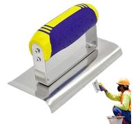 Fer à bordure en béton - en acier inoxydable, construction sans rivet | Poignée ergonomique, façonnage d'angle de précision, bordure lisse, finition décorative pour trottoir, dalle d' de