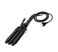 Fer à Boucler Électrique 3 Tubes 70W pour Cheveux Humides ou Secs