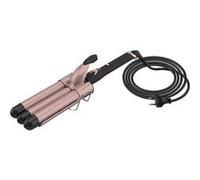 Fer à boucler Multifonction 70W avec 3 Tubes en Céramique Tourmaline Avizar Rose