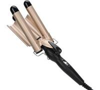 Avizar Fer À Boucler Triple Tube Céramique 70W avec Chauffage Rapide PTC Noir