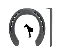 Fer à cheval antérieur à 1 pinçon Kerckhaert Meister (x20) Gris Taille 4