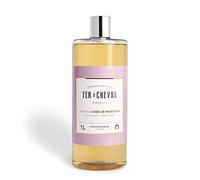 Fer à Cheval - Savon Liquide de Marseille Feuilles de Figuier - Formulation Douce avec une Liste d’Ingrédients Courte pour Convenir à Tous Types de Peau - 1 Litre
