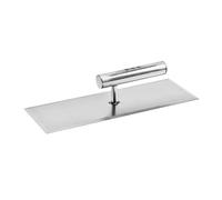 Fer À Coins En Acier Inoxydable Avec Finition Mate Pour Le,30cm × 10.5cm | construction résistante à la rouille, manche poli anti-dérapant, applique le plâtre et le stuc, grande couverture