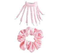 Fer À Friser De Sommeil 1 Pièce, Élastique À Cheveux En Satin 1 Pièce, Fer À Friser De Nuit, Fer À Friser Sans Chaleur, Tondeuse À Extrémités Fendues, Fer À Cheveux Flexible
