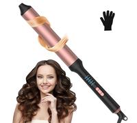 Fer à friser fin de 36 mm, boucles serrées, 110-230 °C pour tous types de cheveux, corps en céramique tourmaline, chauffage en 30 secondes, pince à boucler professionnelle pour cheveux longs