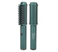 Fer À Friser Sans Fil,Brosse à Friser sans Fil Rechargeable USB Hot Women's Gás Hair Bigoudi Lisseur Brosses à Lisser et Sèche-linge pour Styler Chauffant Vert Babyliss 9000
