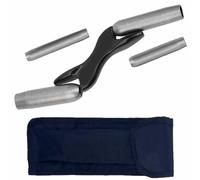 Fer à joint interchangeable (1/2", 5/8", 3/4" 7/8") en acier avec pochette en tissu pour briquetiers, maçonnerie, beauté murale