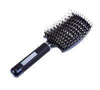 Fer À Lisser Brosse de cheveux Femmes humides peigne brosse à cheveux professionnels brosse à cheveux massage brosse peigne for les cheveux outils de coiffeur de coiffeur Brosse À Cheveux Bouclés(Blac