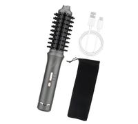 Fer à lisser compact sans fil et bigoudi avec batterie longue durée, parfait pour un coiffage rapide en déplacement