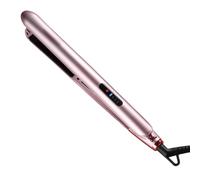 Fer à lisser en fer, fer à lisser pour femme, fer à lisser à chauffage rapide, fer à lisser compact et fer à boucler pour cheveux fins et gris