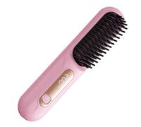 Fer À Lisser | Fer À Lisser Portable Ajustable 3 Températures,Peigne Électrique Sans Fil - Pour Le Voyage Le Salon Les Femmes Les Filles La Fête Les Affaires L'Extérieur Le Bouclage Et La Coiffure