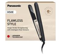 Panasonic Fer à lisser EH-HS0E-K825 nanoe plaques 3D céramique 5 températures Noir et gris
