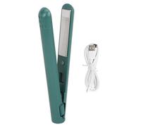 Fer à lisser plat, plaques flottantes en céramique à chauffage rapide, fer à friser, outil de coiffure pour frange de cheveux (vert)