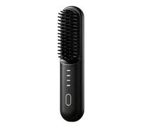 Fer à lisser plat professionnel portable 4000mAh rechargeable peigne | Fer plat sans fil à 4 réglages de température pour femme, voyage, court, long, bouclé, ondulé, plage, salon, maison