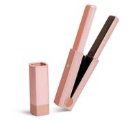 Fer à Lisser Plat, Sans Fil Rapidement Chauffant les Rouleaux Bigoudis Fer à Friser Outils Chauds Fer Plat Pour Filles Femmes(Rose)