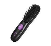 Fer à lisser sans fil - 8,11 x 1,77 x 1,57 pouces - Peigne à lisser rechargeable - Chauffage rapide avec trois réglages de température - Brosse à cheveux portable pour femme, maison, voyage, rapide
