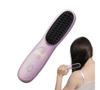 Fer à lisser sans fil, brosse à coiffer rechargeable, outil de coiffure facile à transporter, appareil léger pour salon de beauté, mariage, fête de mariage, vacances d'été, soins quotidiens des