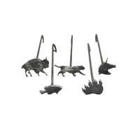 Fer à marquer - Accessoires personnalisés pour la maison, Jaguar Bigfoot Raven Whitetail Designs Fer à marquer, gravure à bois pour le travail du bois, marque personnalisée pour steak barbecue et