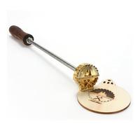 Fer à marquer personnalisé Logo personnalisé Fer à marquer pour bois Fer à marquer en bois personnalisé Tampon pour cuir pour travail du bois (7,6 x 7,6 cm)