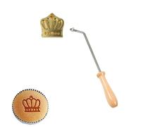 Fer à Marquer Personnalisé pour Hamburger, Brander en Laiton de pour Steaks et Hamburgers, Outil de Barbecue Professionnel, Tampon à Gâteau, pour les Chefs à Domicile et les Camions Alimentaires