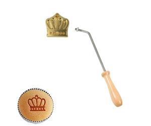 Fer à Marquer Personnalisé pour Hamburger, Brander en Laiton de pour Steaks et Hamburgers, Outil de Barbecue Professionnel, Tampon à Gâteau, pour les Chefs à Domicile et les Camions Alimentaires