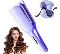 Fer A Onduler Cheveux, 32mm Fer À Onduler, Boucleur A Cheveux, Fer A Gaufrer Les Cheveux, Fer A Friser Boucler Avec 5 Températures Réglables, Boucleur Wavy Pour Cheveux Longs Court[Fer826323]