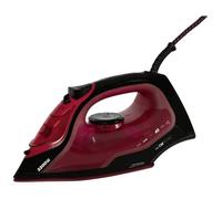 Clatronic DB 3752 Fer à repasse à sec Semelle en céramique 2200 W Rouge, Noir