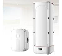 Fer à repasser à vapeur entièrement automatique pour tissus, design sans fil, machine d'entretien des vêtements pliable