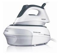 Fer à repasser avec chaudière HAEGER Marbella - 2400W, Réservoir 0.9 Litres, Semelle en Acier Inoxydable Blanc G