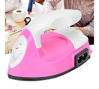 Fer à repasser électrique bricolage, mini presse à chaud préchauffée en 1,5 minutes Mini fer à repasser en céramique matériaux chauffants pour le bricolage pour les voyages