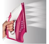 Fer à Repasser Light & Easy Russell Hobbs 26480-56 - 2400W - Débit vapeur puissant - Rose