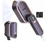 Fer à repasser portable 2 en 1 avec écran LCD, défroisseur vapeur puissant, 150 ml, 3 niveaux de vapeur