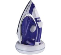 Russell Hobbs Fer à repasser vapeur [Sans fil & Puissant] Supreme Stream (2400 W, 135 g/min Effet pressing, Réservoir 300 ml, Semelle céramique, Socle de recharge rapide, anti-calcaire) 23300-56