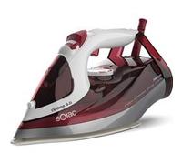 Fer à repasser vapeur 2800W semelle céramique blanc/rouge