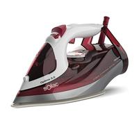 Fer à repasser vapeur 2800W semelle céramique blanc/rouge