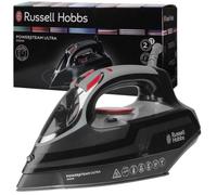 Russell Hobbs Fer à repasser vapeur [Puissant] PowerStream (3100W, Réservoir 350ml, 70g/min + 210 g/min Effet Pressing, auto-nettoyage & Pulvérisateur, Semelle en céramique, anti-goutte) 20630-56