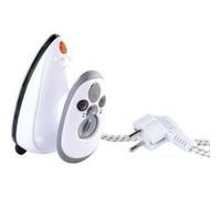 Sichler Haushaltsgeräte NC-5709-919 fer à repasser Fer à repasser à sec ou à vapeur Semelle anti-adhérente 420 W Blanc
