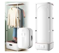 Fer À Repasser Vapeur Vertical 2 En 1 De 900 W Avec Fonction Repassage Automatique, Cabine, Plieur Et Étendoir Électrique