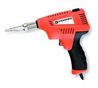 Fer à souder 200W- 230V Instantané + 2 pointes de rechange + bobine étain + pate à souder Malette pro kemper