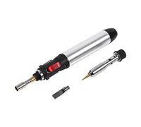 Fer à Souder à Gaz Portable 4 en 1, Température Réglable 250-450°C avec 4 Embouts, pour Soudure Électronique, Réparation, Bijoux et Artisanat, Kit Complet avec Support