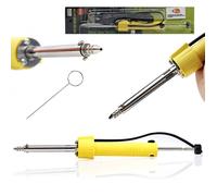 Fer à souder avec pompe à dessouder - 30W - 300°C - Longueur 275 mm - Jaune