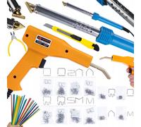 Fer à souder Blue Lark 80W Electric S + agrafeuse 200 agrafes + 800 agrafes + Prowelder Kit Mini - kit de réparation complet