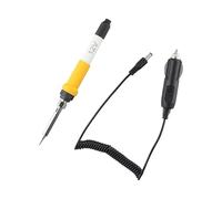 Fer à souder chauffant en céramique 12 V DC 60 W pour prise allume-cigare de voiture - Poignée compacte, rapide et isolée thermiquement pour réparation de câblage automobile