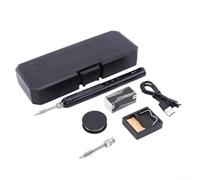 Fer à souder compact avec surveillance de la température en temps réel et entrée USB-C pour des environnements de travail flexibles (A)