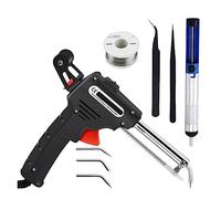 Fer à souder électrique, chauffage interne portatif envoie automatiquement un pistolet à étain, outils de réparation de soudage Soudure(8Pcs B Heater Set)
