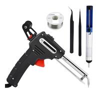 Fer à souder électrique, chauffage interne portatif envoie automatiquement un pistolet à étain, outils de réparation de soudage Soudure(5Pcs A Heater Set)