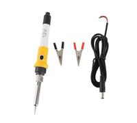 Fer à souder électrique portable avec pince pour voiture, chauffage rapide, noyau en céramique, poignée isolée thermiquement, léger pour la réparation de câblage extérieur, DC 12