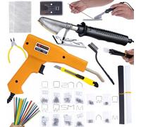 Fer à souder en plastique avec kit en plastique et maille + agrafeuse dans un coffret 200 agrafes + 800 agrafes + kit de fixation Prowelder Mini