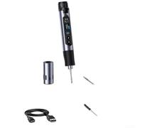 Fer à souder HS-03 alimenté par batterie avec plage de 100 à 450 C, 5 niveaux prédéfinis et récupération rapide pour des réparations efficaces sur circuit imprimé