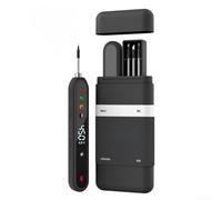 Fer à souder numérique portable avec écran LCD et large plage réglable pour l'entretien et le développement de l'électronique (Noir)